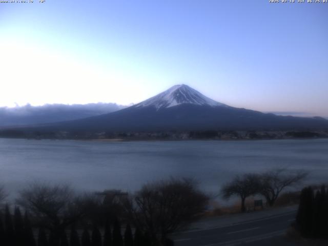河口湖からの富士山