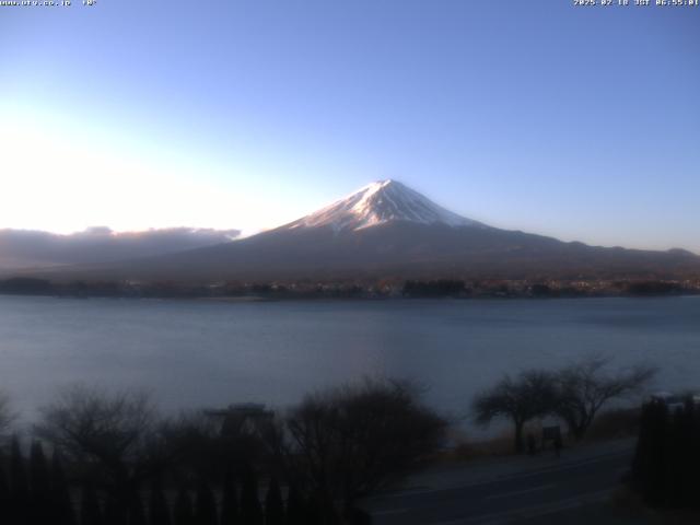 河口湖からの富士山