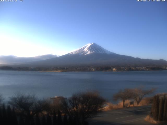 河口湖からの富士山