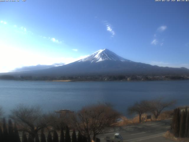 河口湖からの富士山
