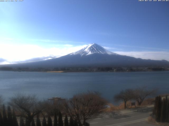 河口湖からの富士山