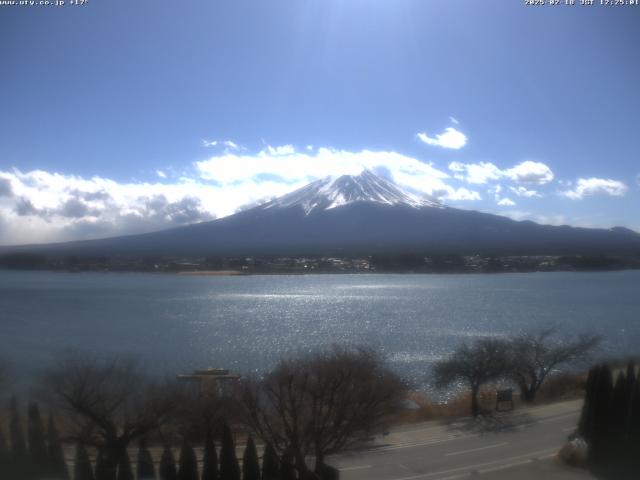 河口湖からの富士山