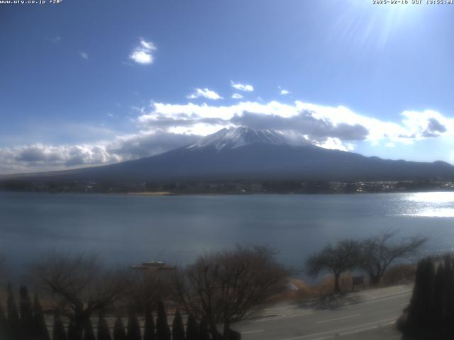 河口湖からの富士山