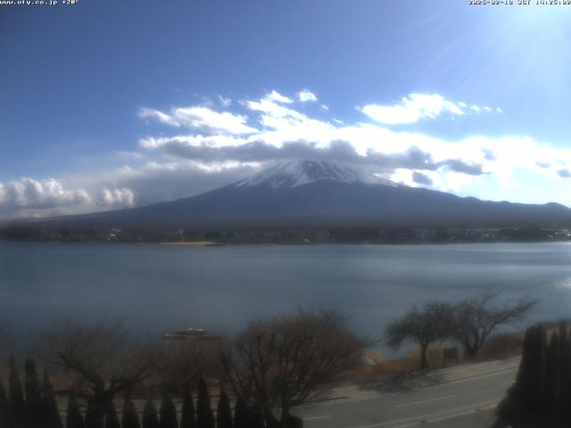 河口湖からの富士山