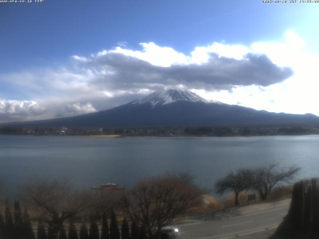河口湖からの富士山