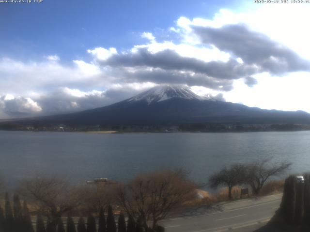 河口湖からの富士山