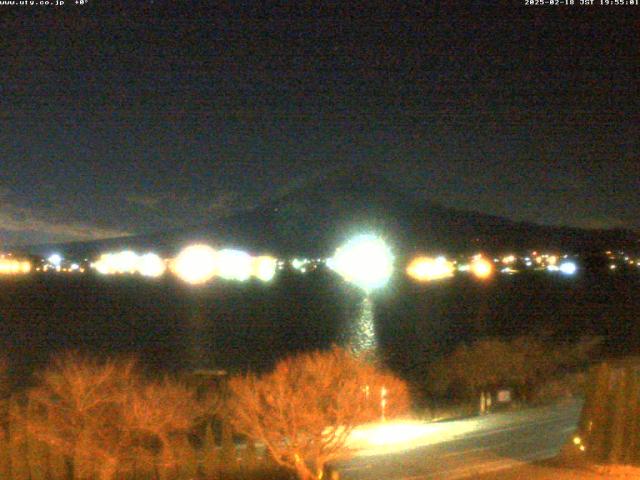 河口湖からの富士山
