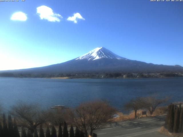 河口湖からの富士山