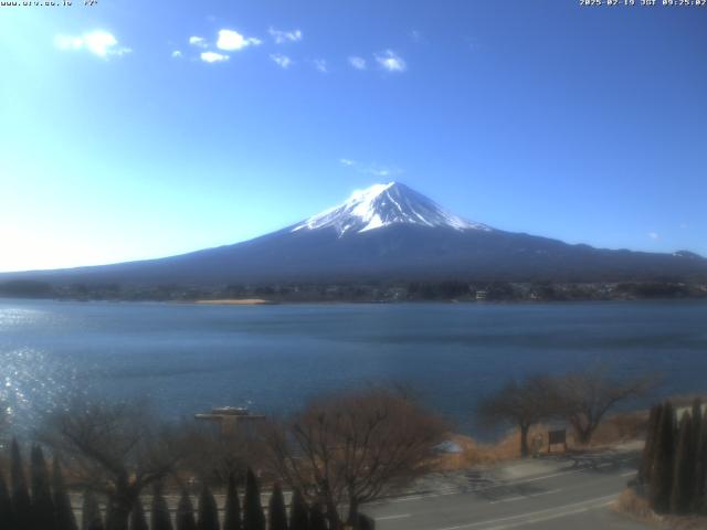 河口湖からの富士山