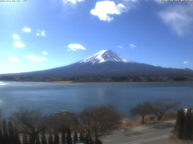 河口湖からの富士山