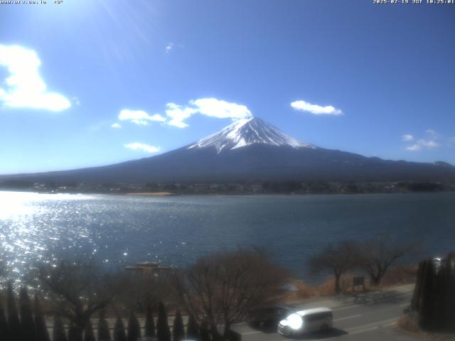 河口湖からの富士山