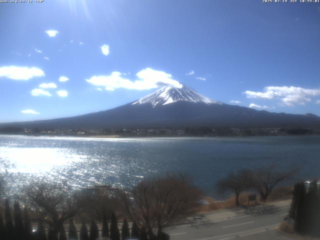 河口湖からの富士山