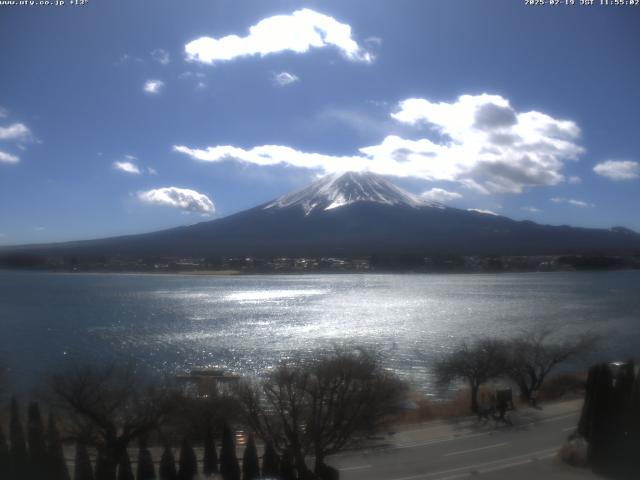 河口湖からの富士山