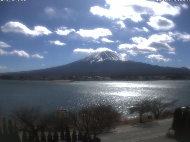 河口湖からの富士山