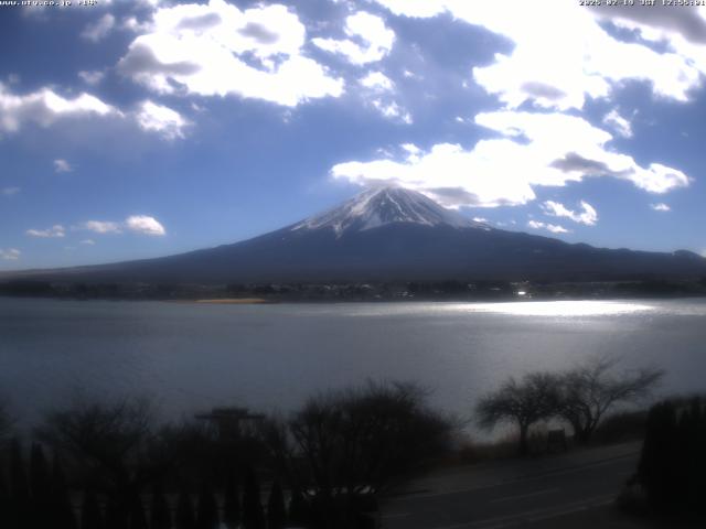 河口湖からの富士山