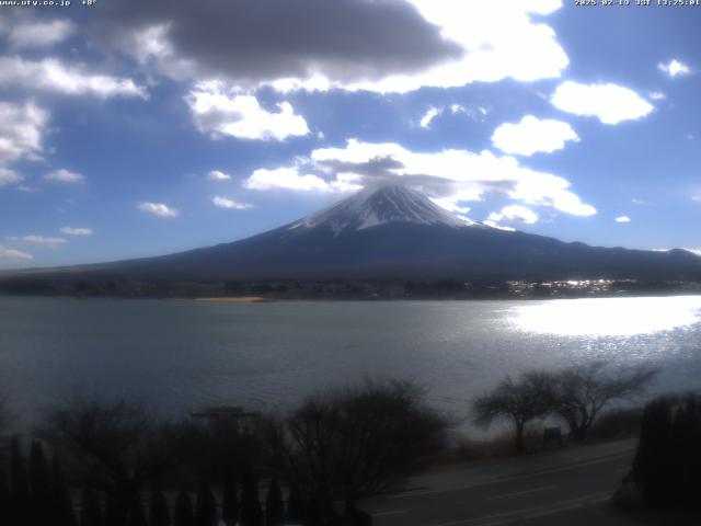 河口湖からの富士山
