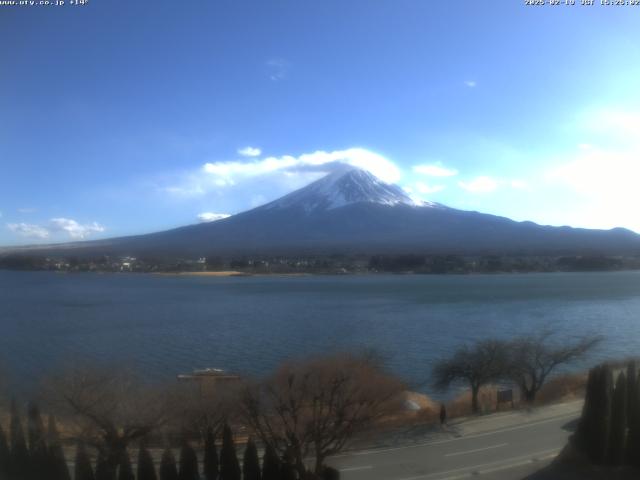 河口湖からの富士山