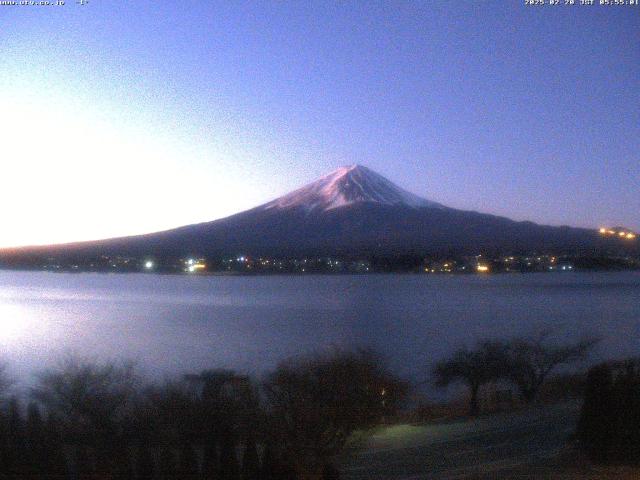 河口湖からの富士山