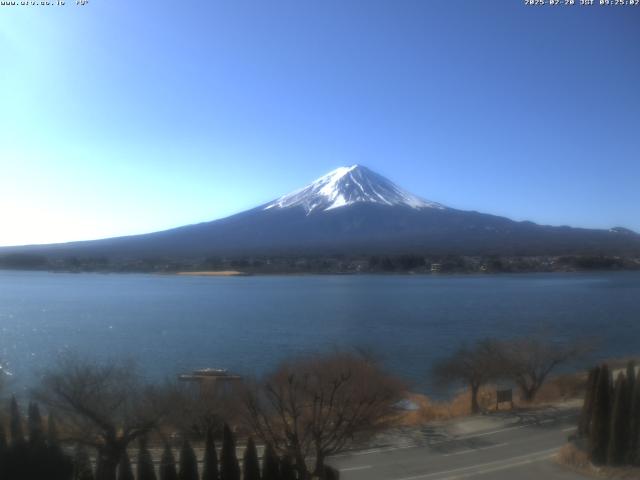 河口湖からの富士山