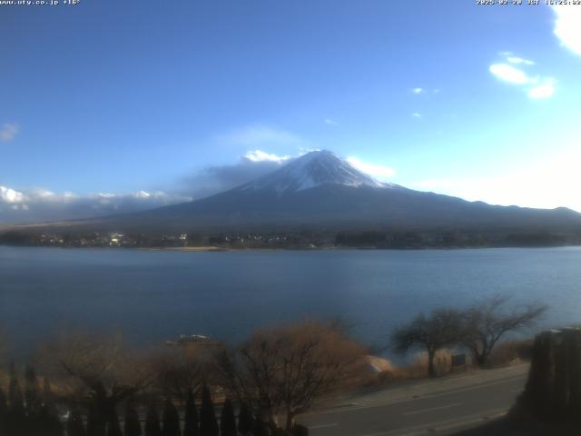 河口湖からの富士山