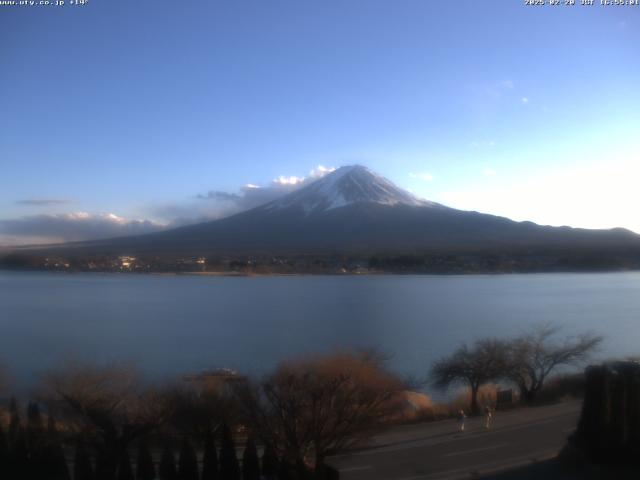 河口湖からの富士山