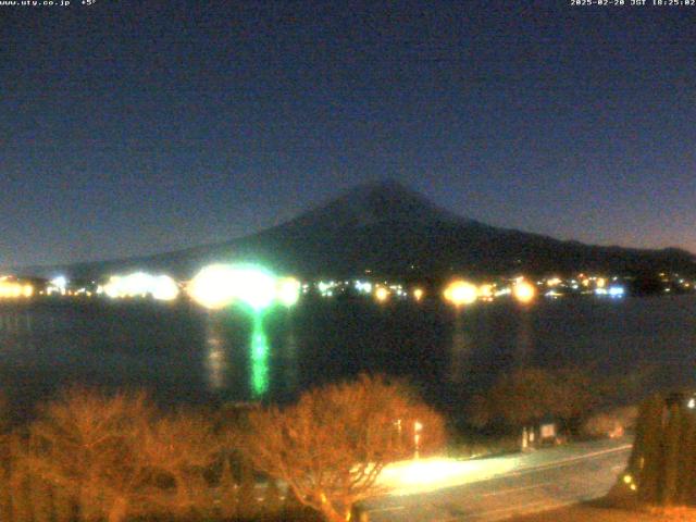 河口湖からの富士山
