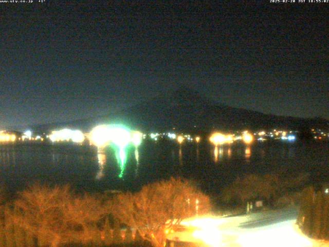 河口湖からの富士山