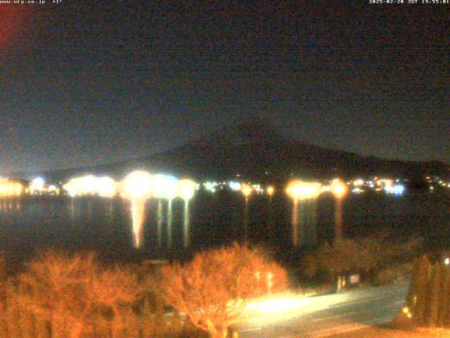 河口湖からの富士山