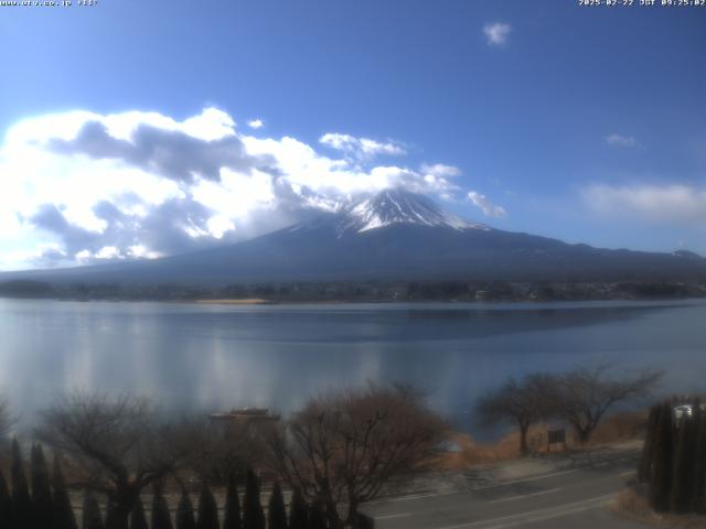 河口湖からの富士山