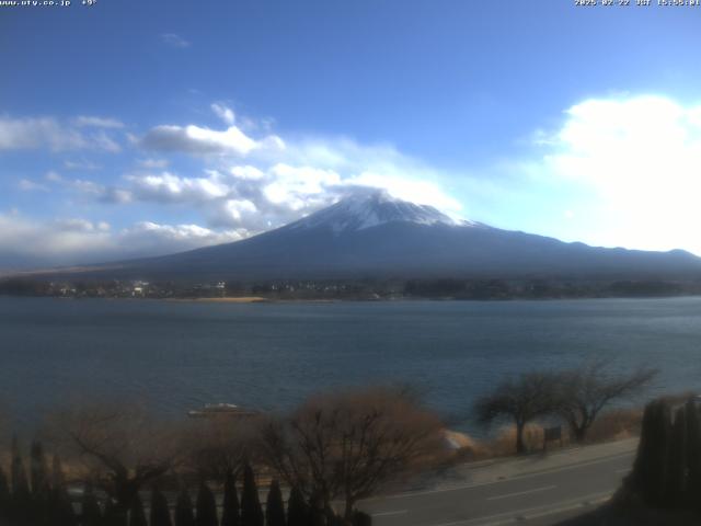 河口湖からの富士山