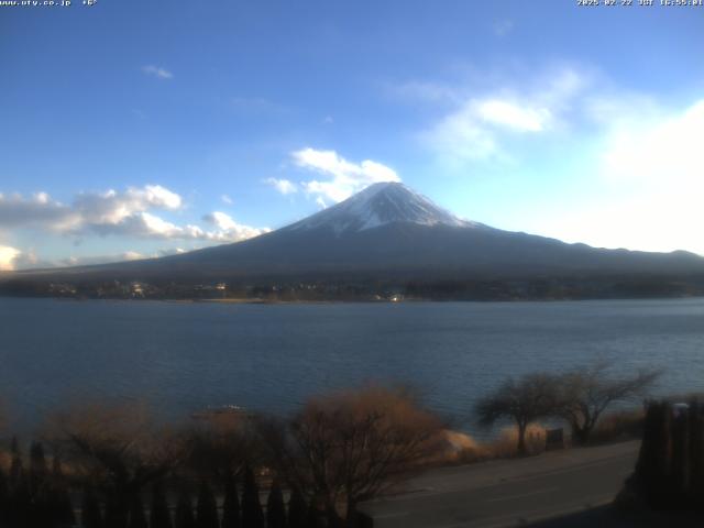 河口湖からの富士山
