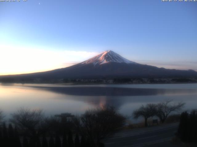 河口湖からの富士山