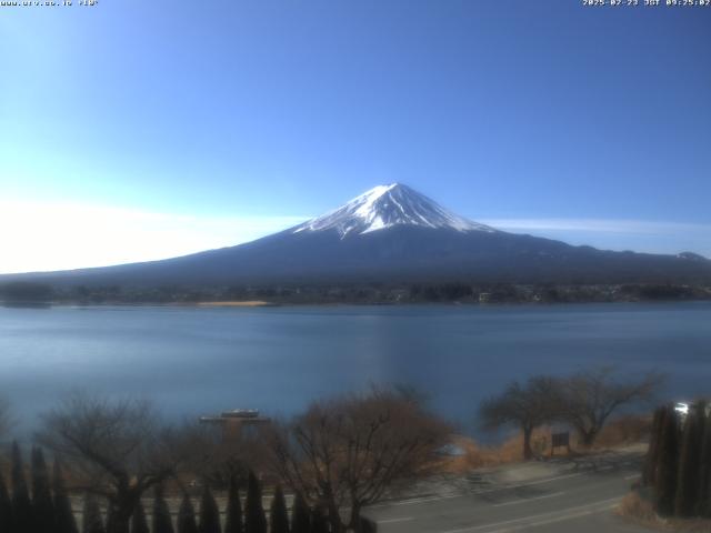 河口湖からの富士山