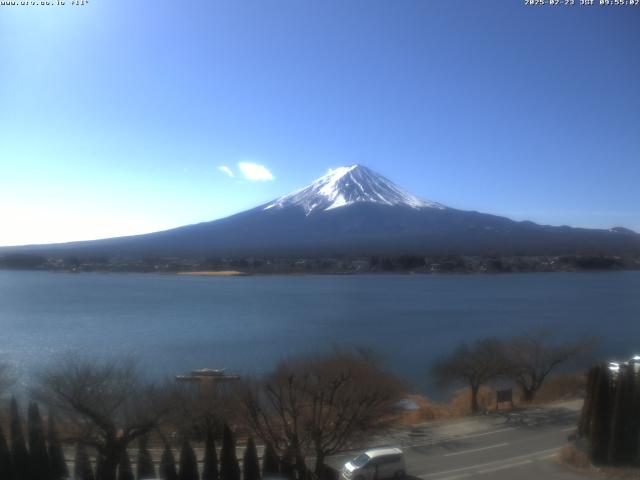 河口湖からの富士山