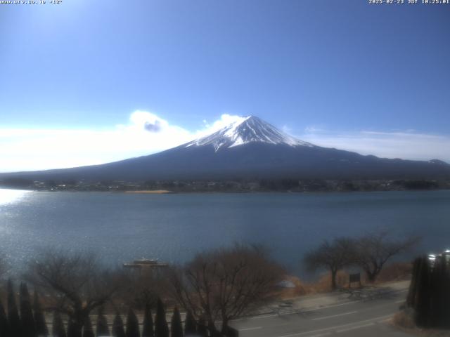 河口湖からの富士山