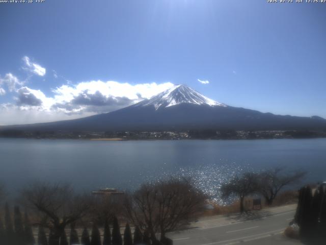 河口湖からの富士山