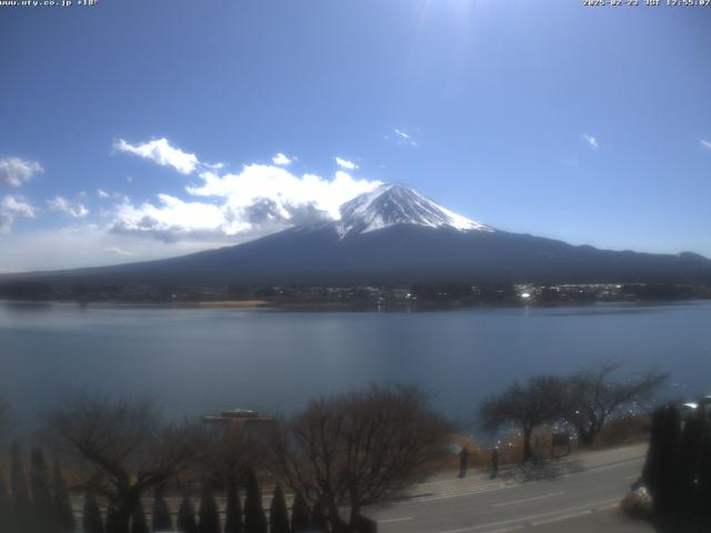 河口湖からの富士山