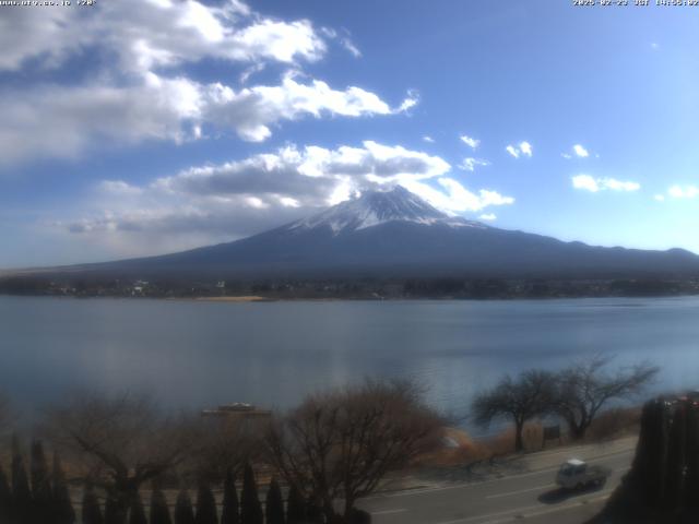 河口湖からの富士山