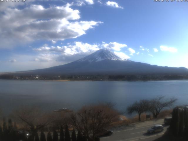河口湖からの富士山