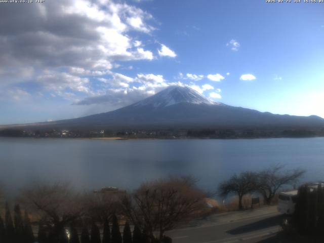 河口湖からの富士山