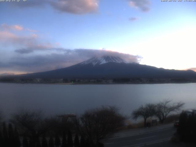 河口湖からの富士山