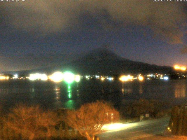 河口湖からの富士山