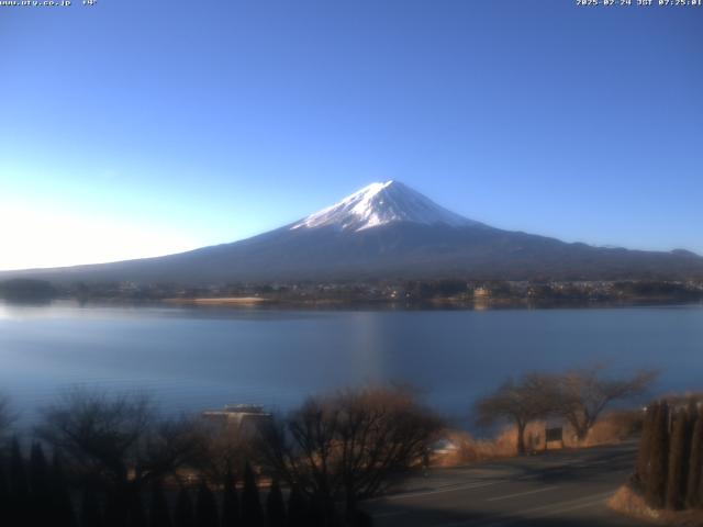 河口湖からの富士山