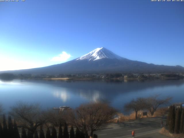河口湖からの富士山