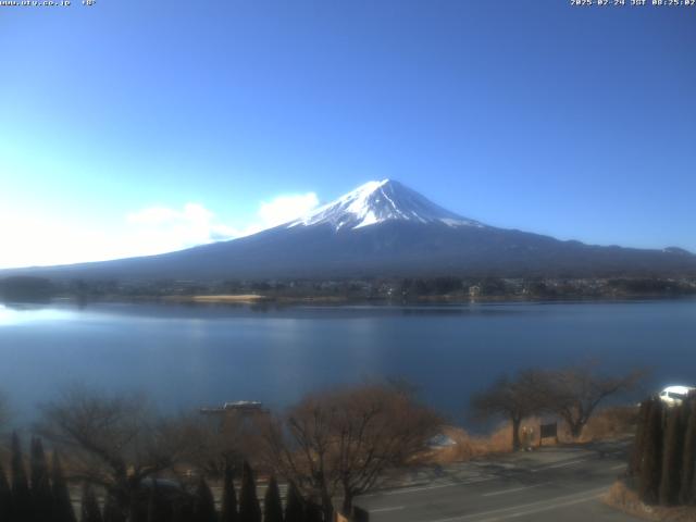 河口湖からの富士山