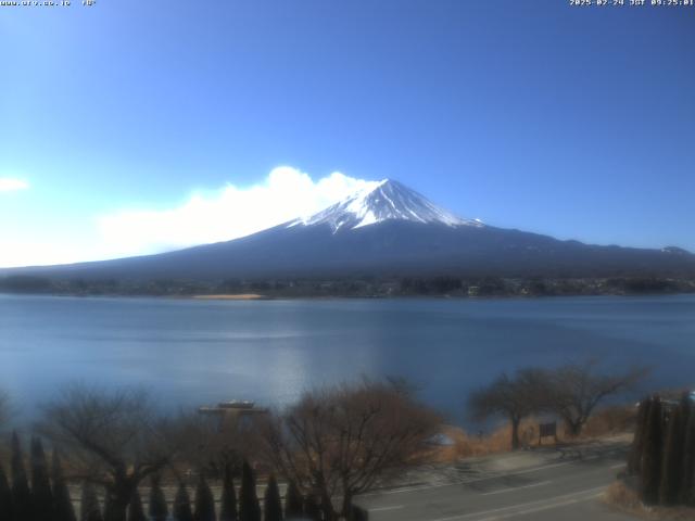 河口湖からの富士山