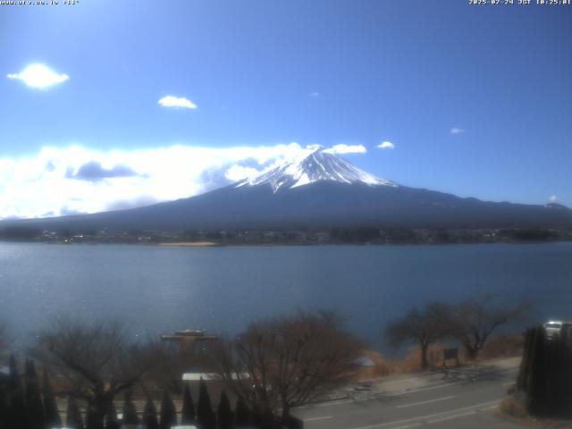 河口湖からの富士山