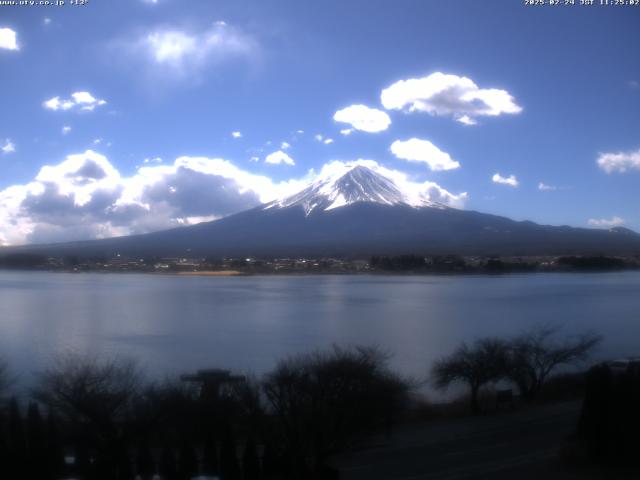 河口湖からの富士山