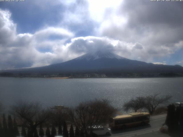 河口湖からの富士山