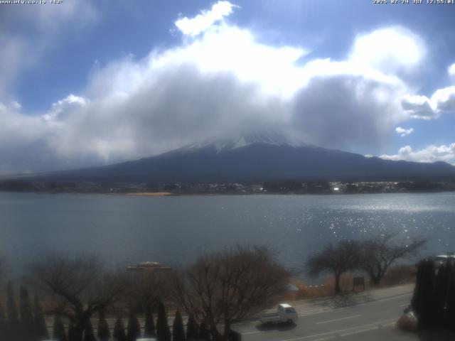 河口湖からの富士山